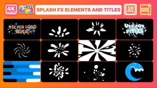Videohive - Splash FX Elements And Titles | FCPX - 32282523 - 32282523