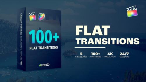 Videohive - Flat Transitions | FCPX - 38620423 - 38620423
