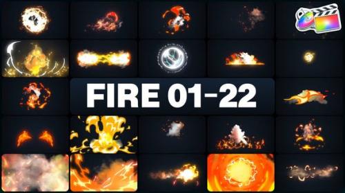 Videohive - Advanced Fire Elements for FCPX