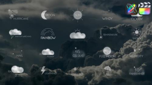 Videohive - Weather Titles | FCPX - 47640732 - 47640732