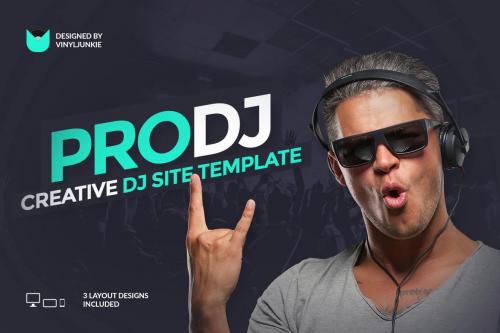 ProDJ - Creative DJ / Producer Site PSD Template