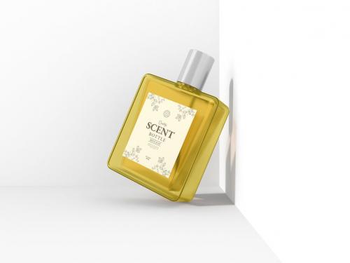 Luxury Perfume Spray Bottle Packaging Mockup Set