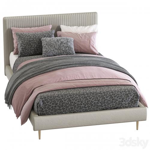Roar / Rabbit Pleated Upholstered Bed 218