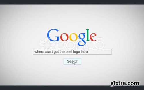 pond5 - Google Search Text Type Business Internet Promo Logo Spin Reveal Opener
