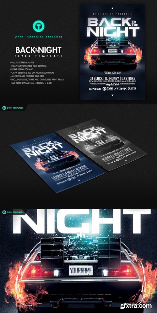 CM - BACK TO THE NIGHT Flyer Template 687796