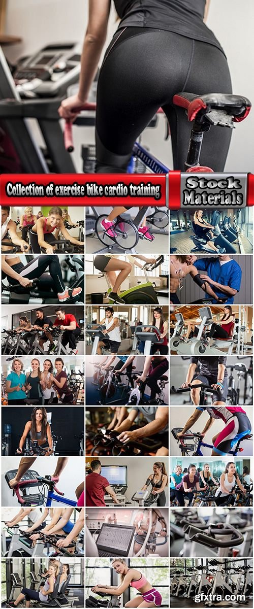 Collection of exercise bike cardio training gym exercise machine 25 HQ Jpeg