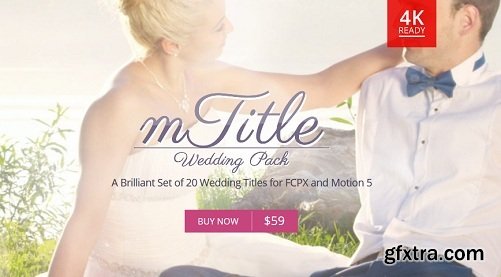 mTitle Wedding Pack for Final Cut Pro X & Motion 5 macOS