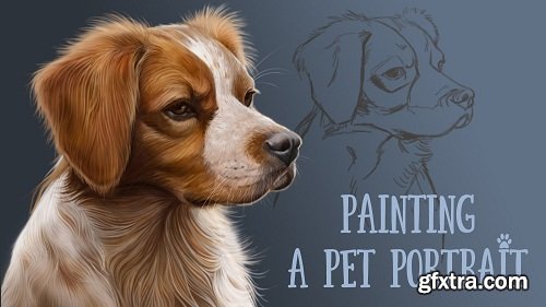 Digital Art : Painting A Realistic Pet Portrait