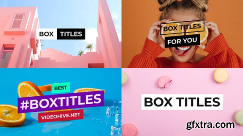 VideoHive BOX Titles and Lower Thirds for After Effects 24573101