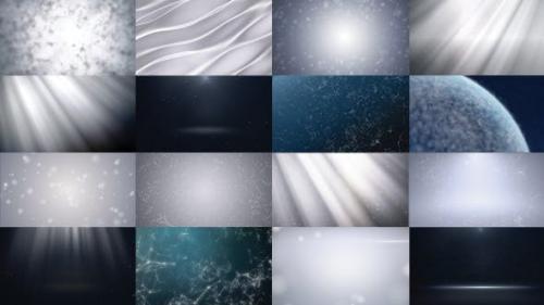 Videohive - Multi Logo Backgrounds - 16 Pack