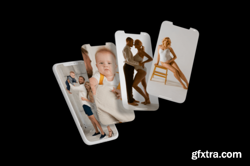 GUTI Digital book 430 Poses for pregnant women and parents with babies