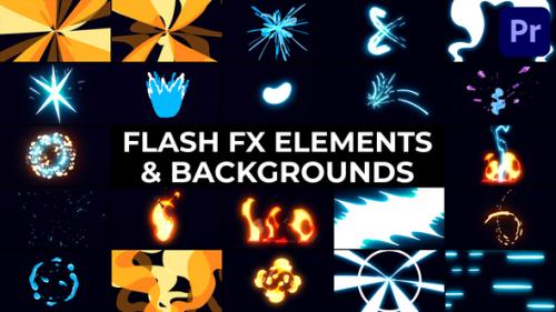 Videohive - Flash FX Elements And Backgrounds | Premiere Pro MOGRT - 38709864 - 38709864
