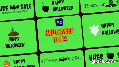 Videohive Halloween Titles For After Effects 40091905