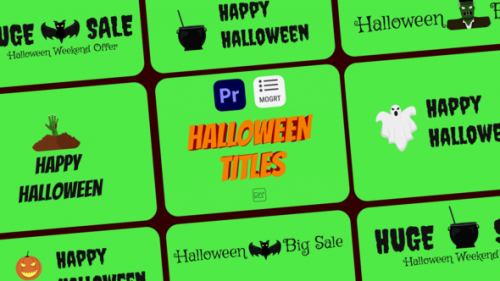 Videohive - Halloween Titles For Premiere Pro - 40185967 - 40185967