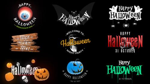 Videohive - Halloween Titles | Text Presets - 40401263 - 40401263