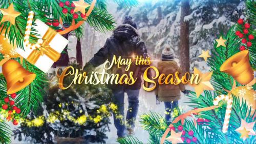 Videohive - Merry Christmas Slideshow || Happy New Year Slideshow || Happy 2023 MOGRT - 42160642 - 42160642