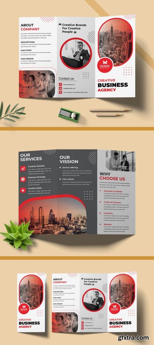 Trifold Brochure Design Layout 509182395