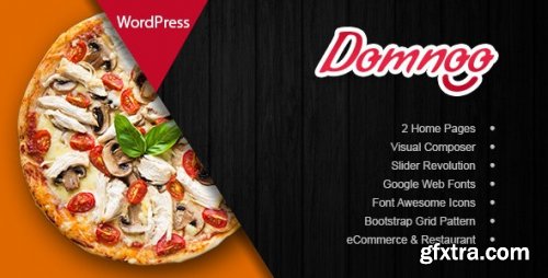 Themeforest  -Domnoo - Pizza & Restaurant WordPress Theme v1.33 - 20450815 Nulled
