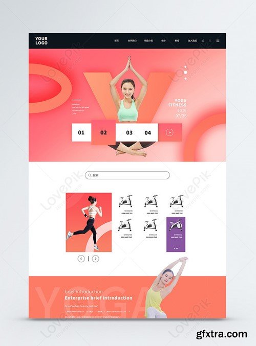 Ui Design Web Interface Website Home Page Template 401541317