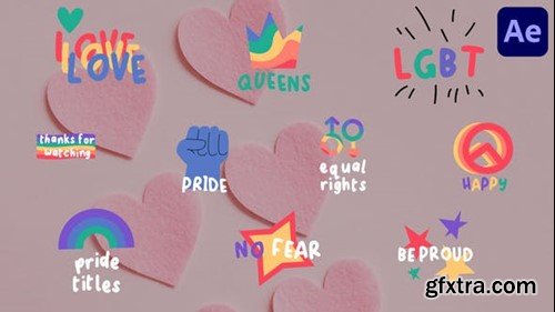 Videohive Pride Titles for After Effects 47470930