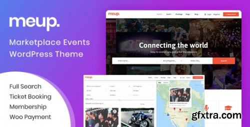 Themeforest - Meup - Event Marketplace WordPress Theme 24770641 v1.6.7 - Nulled