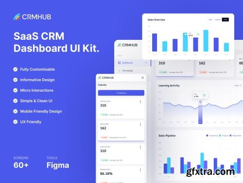 CRMHUB - SaaS Dashboard UI Kit Ui8.net