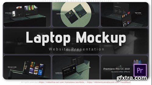 Videohive Laptop Mockup Strong Presentation 50769737