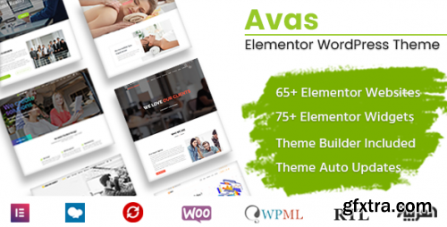 Themeforest - Avas - Elementor WordPress Theme 19775390 v6.4.12 - Nulled